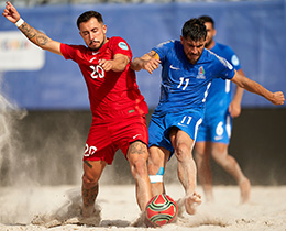 Plaj Futbolu Milli Takımımız, Azerbaycana Penaltılarla Yenildi