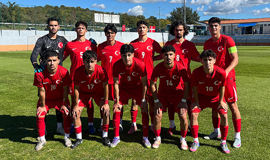 U19 Mill Takmmz, Hazrlk Turnuvas'nda Danimarka'ya Malup Oldu