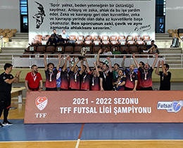 2021-2022 sezonu TFF Futsal Ligi ampiyonu ili Spor Kulb oldu