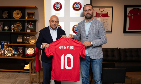 Kerim Vural, TFF Bakan Mehmet Bykeki'yi Ziyaret Etti