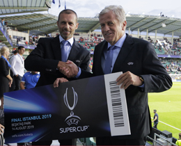 2019 UEFA Super Cup host city handover ceremony was held