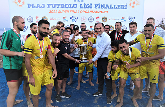 TFF Plaj Futbolu Ligi'nde ampiyonluu Seferihisar Citta Slow kazand