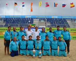 Plaj Futbolu Milli Takmmz, Challenge Cup 2010da ampiyon oldu