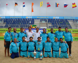 Plaj Futbolu Milli Takımımız, Challenge Cup 2010da şampiyon oldu