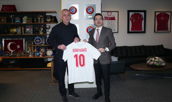 Serdar Karag�z'den TFF Ba�kan� Hac�osmano�lu'na Ziyaret