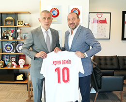 Akn Demir, TFF Bakan Hacosmanolunu Ziyaret Etti