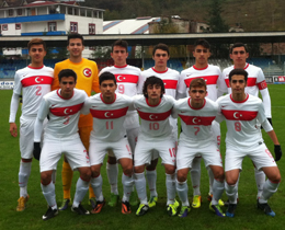 U16 Milli Takm, Grcistan ile 1-1 berabere kald