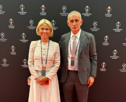 President Hacosmanolu Attended UEFA Champions League Draw