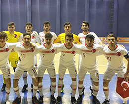 Futsal U19s beat Georgia: 3-2