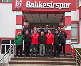 Futbol Geli�im Direkt�r� Bayraktar��n Kul�p Ziyaretleri Devam Ediyor