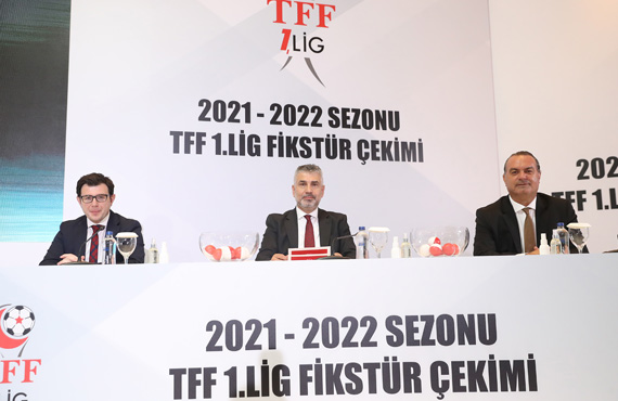 TFF 1. Lig'de 2021-2022 sezonu fikstürü çekildi