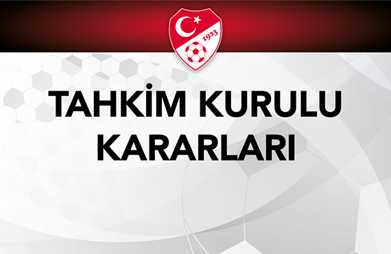 Tahkim Kurulu Kararlar - 07.07.2020
