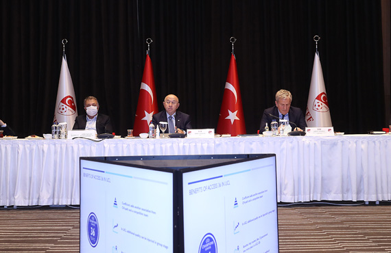 TFF, UEFA ve Kulüpler Birlii Vakf ile deerlendirme toplants yapt