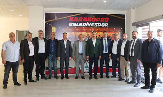 TFF Bakan Büyükeki'den, Karbel Karaköprü Belediye Spor'a ...
