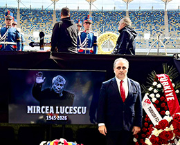 Ak�z�m, Mircea Lucescu�nun Cenaze ve Anma T�renlerine Kat�ld�