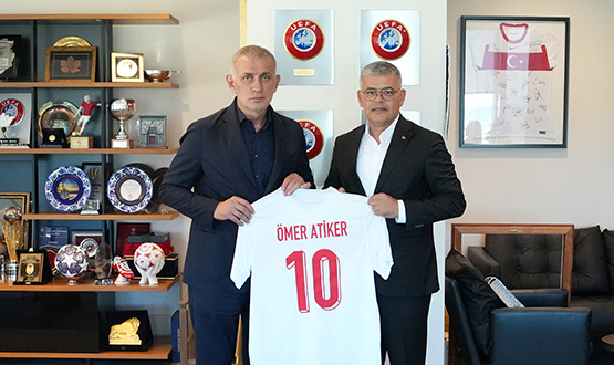 mer Atiker'den, TFF Bakan Hacosmanolu'na Ziyaret