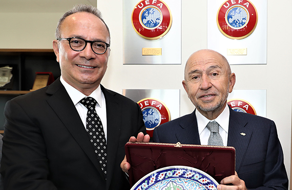 TAB'dan TFF Bakan Nihat zdemir'e ziyaret