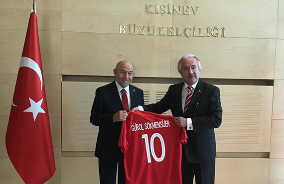 Nihat zdemir'den Bykeli Grol Skmenser'e ziyaret