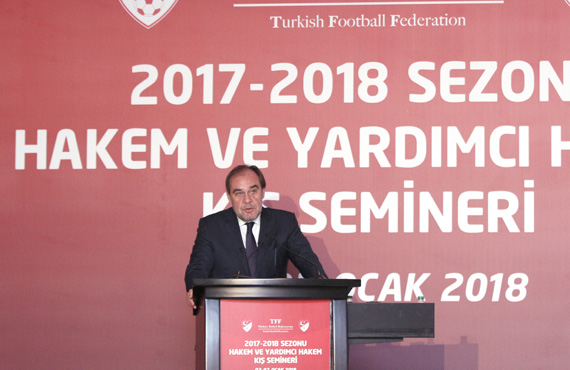 TFF Bakan Demirren, MHK K Semineri'nde konutu