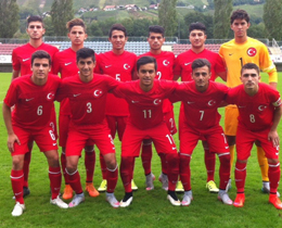 U17s drew with Slovenia: 1-1