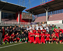 U17 Mill&icirc; Tak�m�m�z, Malta�y� 5-0 Ma�lup Ederek 2. Tur�a Y&uuml;kseldi