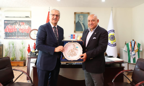 Bakan Bykeki'den Konya Amatr Spor Kulpleri Federasyonu'na Ziyaret