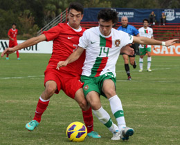 U17s lose to Portugal: 4-3