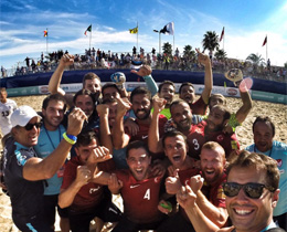 Beach Soccer National Team are the champions of League B