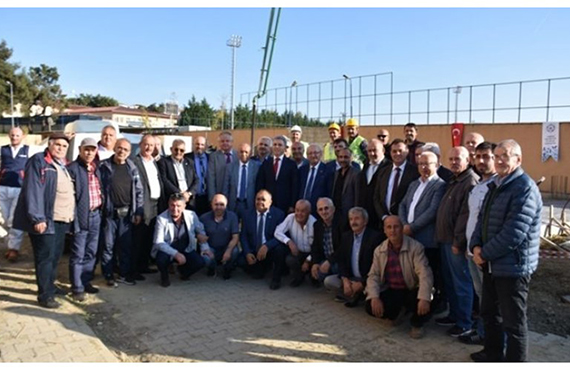 Tekirda Amatr Evi inaat temel atma treni yapld