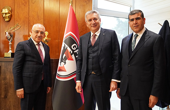 TFF Bakan Vekili Bahvan, Gaziantep FK Bakan Bykeki'yi ziyaret etti