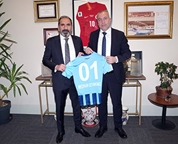 Ertan Zeybek, Ba�kan Vekili Otyakmaz�� Ziyaret Etti