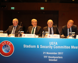 UEFA Stadyum ve Gvenlik Komitesi Toplants Rivada yapld