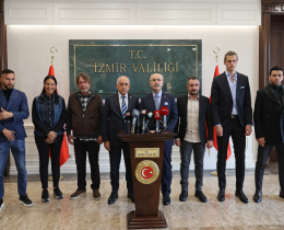 TFF Başkanı Mehmet Büyükekşi, İzmirde Ziyaretlerde Bulundu