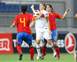 Womens A National Team lose to Spain: 10-1