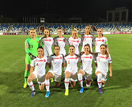 Womens A National Team lost against Kosovo: 2-0