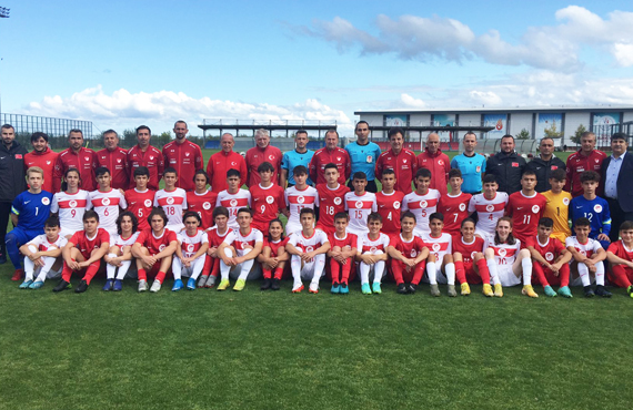 U15 Milli Takm blge semelerinin Samsun etab tamamland