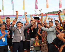 TFF Plaj Futbolu Liginde ampiyon Alanya Belediyespor