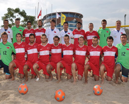 Beach Soccer National Team beat Azerbaijan