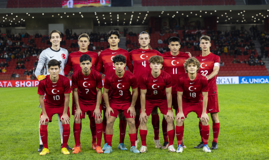 U17 Milli Takmmz, Arnavutluk'u 3-0 Yendi