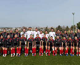 U17 K�z Mill� Tak�m�m�z, K�rg�zistan Kar��s�nda