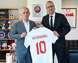 Halit Glbakanolundan Bakan Hacosmanoluna Ziyaret