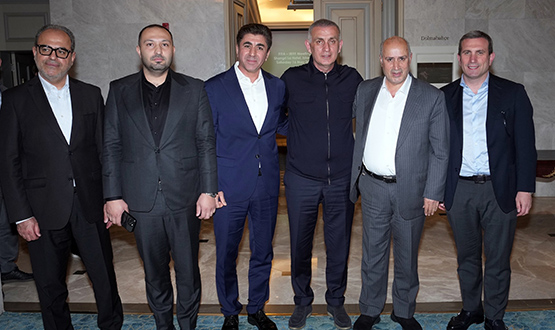 Ba�kan Hac�osmano�lu ve Grafstr�m, Mehdi Taj ile Bir Araya Geldi