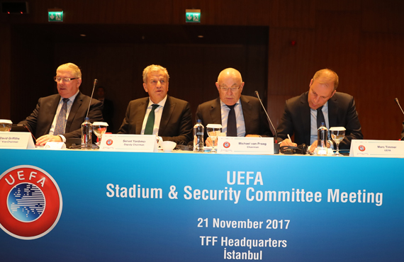 UEFA Stadyum ve Gvenlik Komitesi Toplants Riva'da yapld