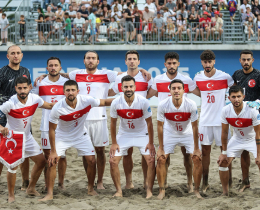 Plaj Futbolu Mill Takmmz, Avrupa A Liginde ekyaya 6-5 Malup Oldu