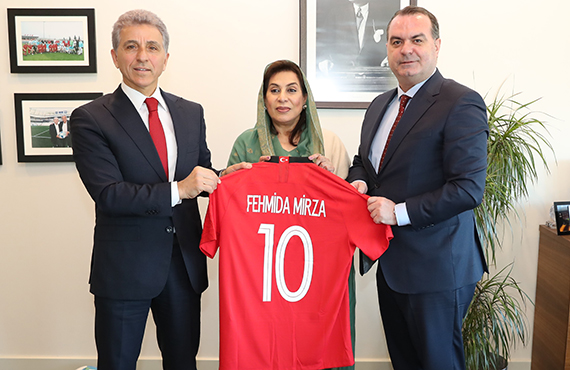 Pakistan heyetinden TFF'ye ziyaret 