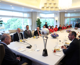 Cumhurbakan Erdoan, Ampute Futbol Milli Takmn kabul etti