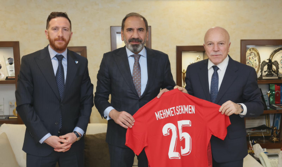 TFF Ba�kan Vekili Otyakmaz'dan Mehmet Sekmen'e Ziyaret