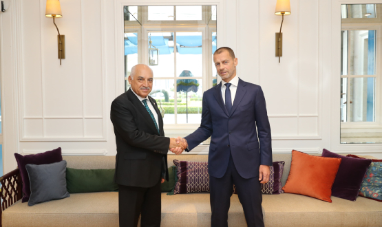 TFF President Bykeki Met With UEFA President Čeferin