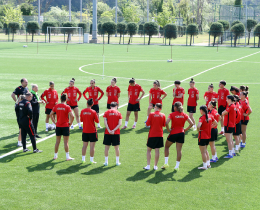 Kad�n A Mill� Tak�m�m�z, Malta Yolculu�u �ncesi Taktik �al��t�