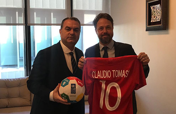 BM Kalknma Program Temsilcisi'nden TFF'ye ziyaret